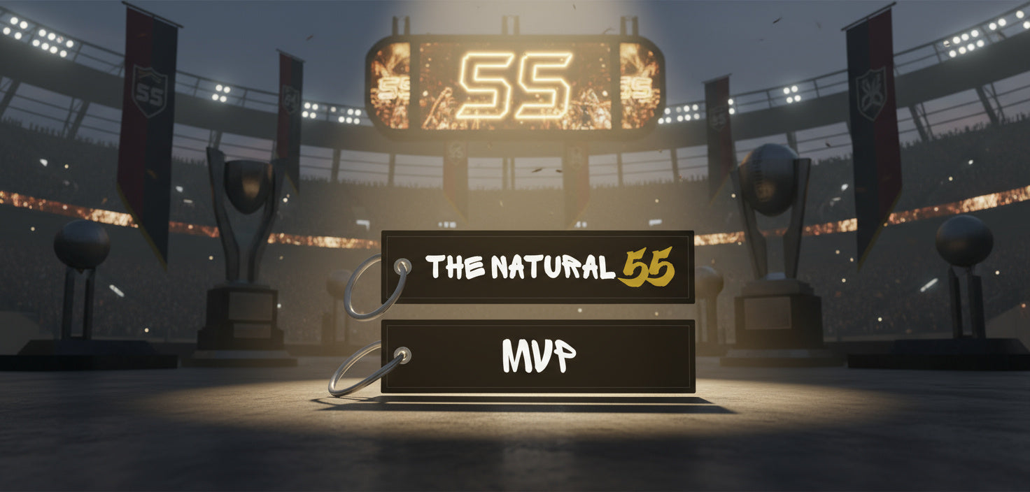 The Natural Aviation Style Key Ring "MVP"