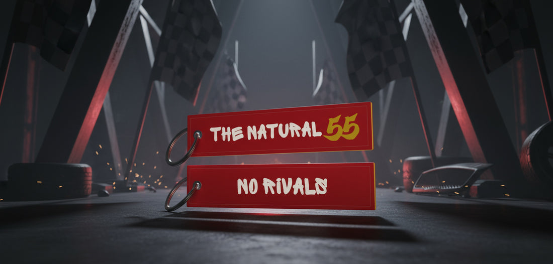 The Natural Aviation Style Key Ring "No Rivals"
