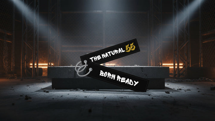 The Natural Aviation Style Key Ring "Born Ready"